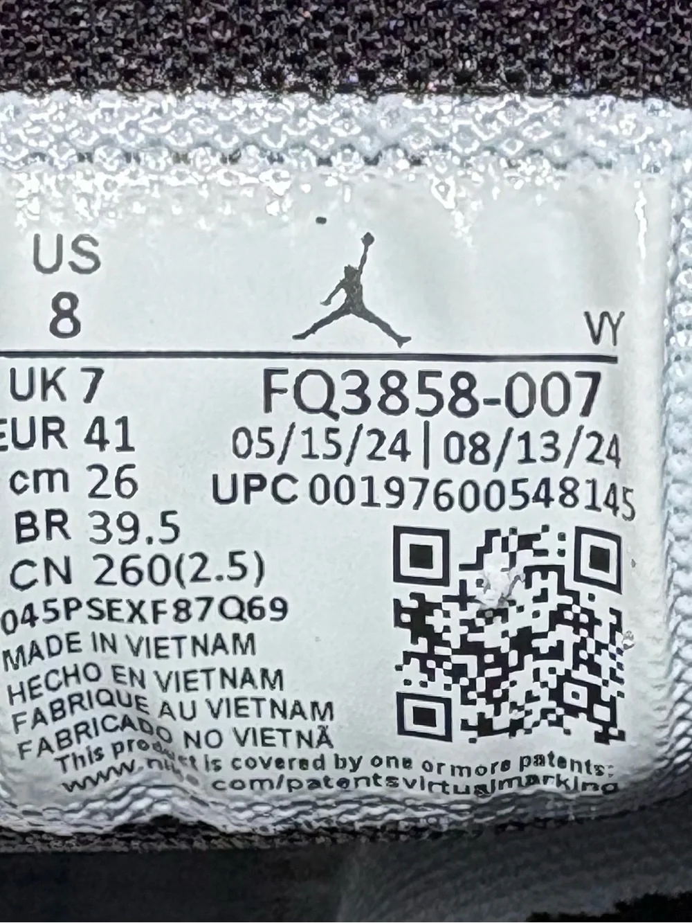 Jordan nike heir